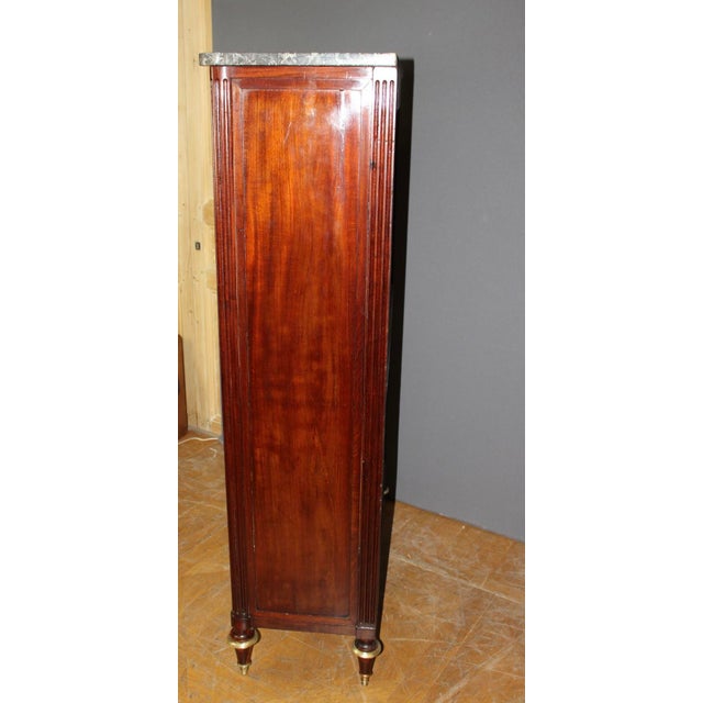 Louis XVI Style Mahogany Chest of Drawers, 18th Century For Sale - Image 13 of 17