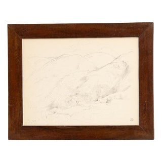 Dora Maar, Pointillist Artwork, 1960, Ink on Paper, Framed For Sale