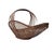 Mid-Century Modern Sculptural Woven Bamboo Canoe Basket 21" For Sale - Image 9 of 11