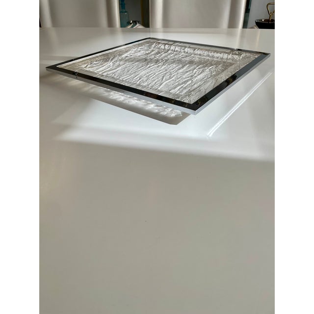 Mid-Century Modern Italian Ice Cream Glass Tray in Acrylic Glass, 1970 For Sale - Image 3 of 7