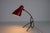 Brass and Red Metal Table Lamp by Giuseppe Ostuni, 1960s For Sale - Image 10 of 11