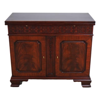 Henkel Harris Mahogany Flip Top Server For Sale