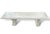 Neoclassical Italian Neoclassical Carved White Marble Bench With Scroll Pedestal Legs For Sale - Image 3 of 11