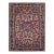 Vintage Persian Malayer Rug, Hand-Knotted Wool, Floral Pattern, 5x7, Ivory & Navy For Sale