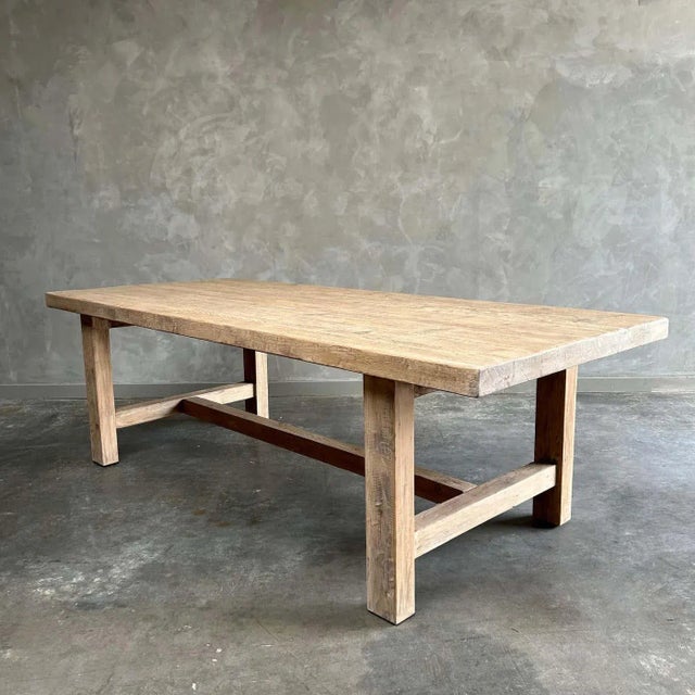Solid Reclaimed Pine Dining Table Chairish