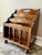 Vintage Leick Furniture Solid Oak 3-Tier Magazine Rack & Record Caddy For Sale - Image 4 of 15