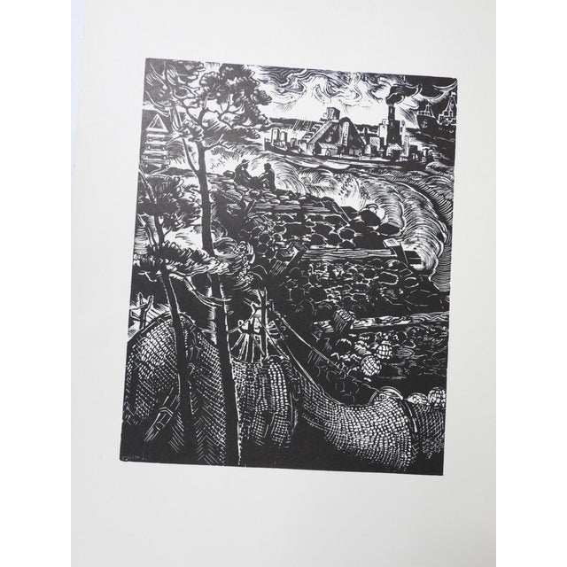 1977 Third Tallinn Graphic Triennial Portfolio of 22 Abstract Lithographs For Sale - Image 9 of 17