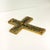 An elaborately decorated Byzantine-style ceramic crucifix by French ceramic artist Marc Roussel, created in Vallauris in...