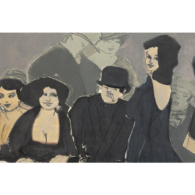 Late 20th Century David Schneuer Simplizissimus II Signed Modern Figurative Lithograph 230/300 For Sale - Image 4 of 7