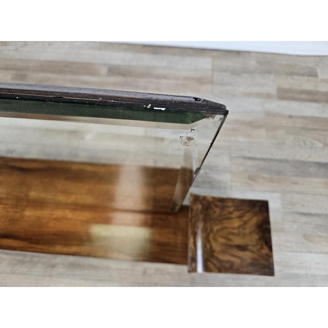 Art Deco Mirror in Walnut, 1930 For Sale - Image 10 of 17