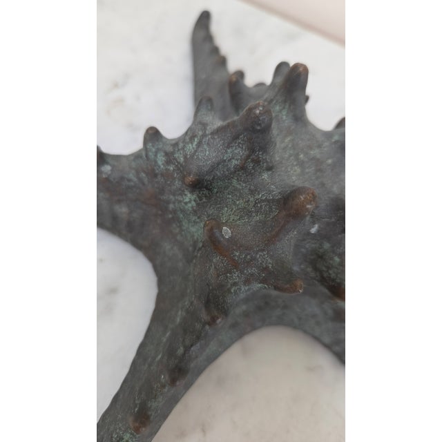 Late 20th Century Maitland-Smith Verdigris-Finish Starfish Sculpture For Sale - Image 11 of 16