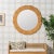 Yarley Round Rattan Mirror Material: Rattan Item Bevel: No Hanger Type: D-Ring Hangs Both Ways: No Glass Dimensions:...
