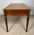 Metal Vintage Writing Desk with Brass Details and Three Drawers, 1920 For Sale - Image 7 of 16