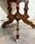 Brown Antique Victorian Eastlake Marble Top Walnut Parlor Table For Sale - Image 8 of 14