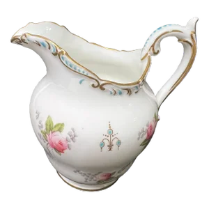 Antique Circa 1875 to 1881, Printed or Painted ' Coalport Ad 1750 ' Creamer
