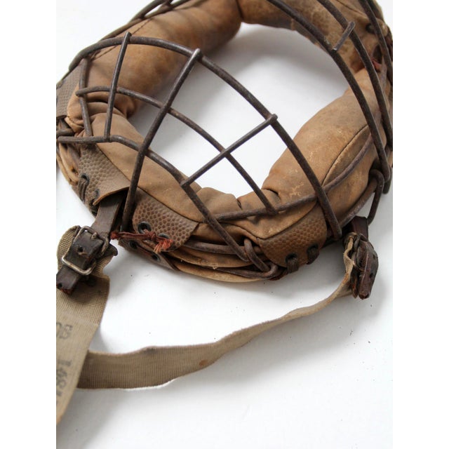 Vintage Baseball Catchers Gear Collection C. 1930s-1950s For Sale - Image 15 of 18
