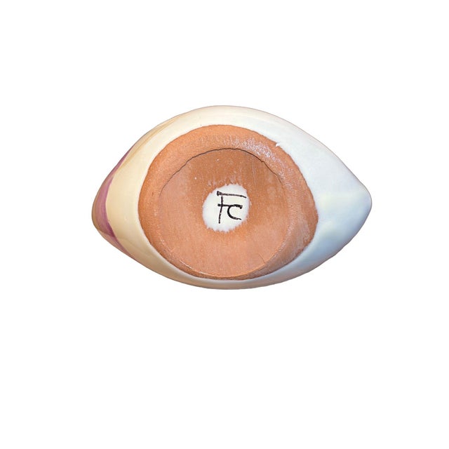 A one-of-a-kind Italian ceramic bowl by renowned ceramic artist Ciro Fornaro (1938–2018), sourced directly from...
