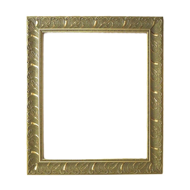 FREE SHIPPING ANYWHERE IN THE CONTINENTAL US! This is a fancy gilt wood picture frame. The frame measures 25 1/2" x 29...