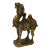 Handmade Chinese Metal Golden Rustic Camel Figure For Sale