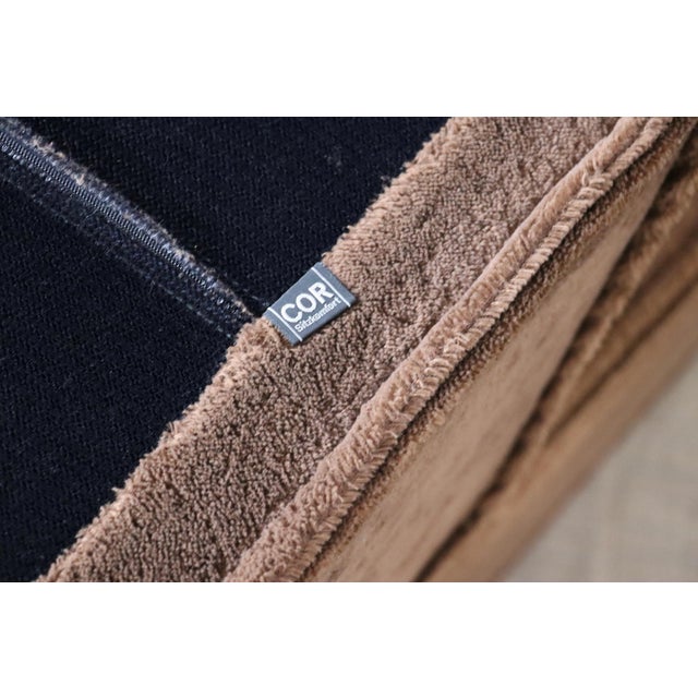 Trio Modular Sofa in Brown Teddy by Team Form AG for COR 1969, Set of 2 For Sale - Image 6 of 8