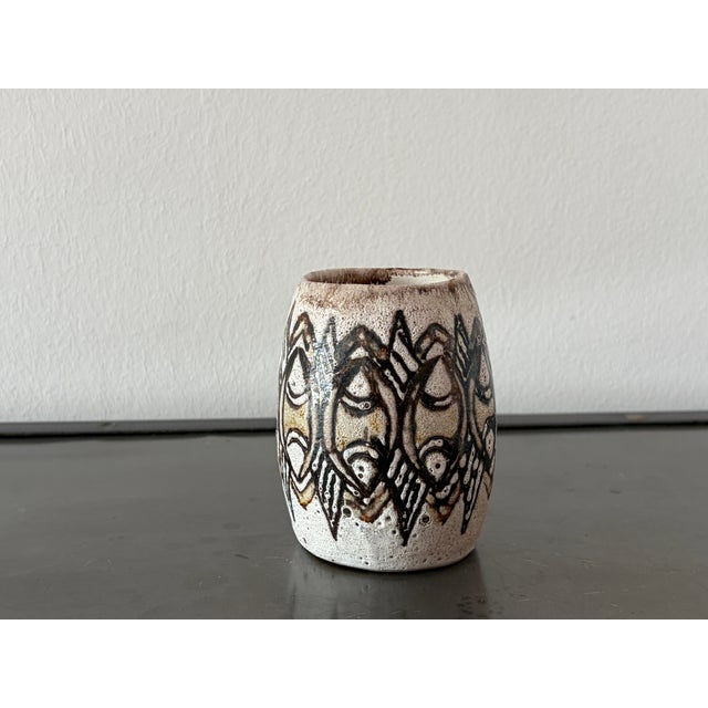 Maritime Mug with Stylized Fish Motifs from Rügen Keramik, 1970 For Sale - Image 12 of 18
