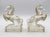 Art Deco Circa 1930-40s Art Deco-Art Modern Pair of Rearing Horse Glass Bookends For Sale - Image 3 of 8
