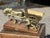 Metal Large Brass Farmer with His Horse and Cart Centrepiece For Sale - Image 7 of 9