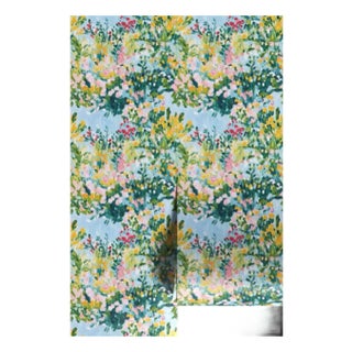 Wild Flower Hour Grasscloth Wallpaper by House Party | 6 Yards For Sale