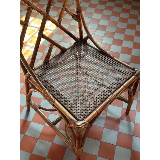 Chippendale Bamboo Dining Set, Italy, 1970s, Set of 6 For Sale - Image 14 of 18