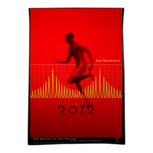 Original San Francisco Olympic Summer Games Poster, 2002 by Min Wang
