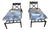 2 Nib Frontgate Carlisle Chase Lounges Sunbrella Cushions, Pair For Sale