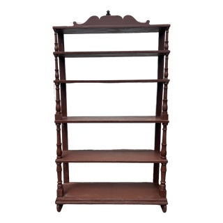Country Bookcase From New England Painted Late 19th Century For Sale