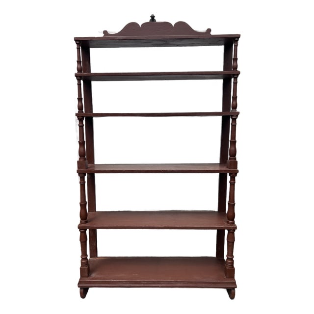 Country Bookcase From New England Painted Late 19th Century For Sale