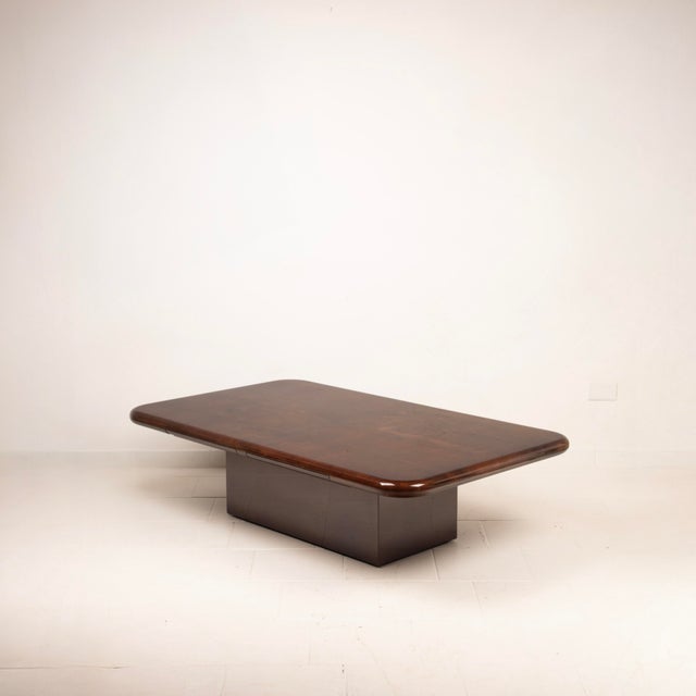 Model 2315 Coffee Table in Parchment and Mirrors by Giorgio Tura for Tura, 1980 For Sale - Image 9 of 18