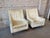 Mid-Century Modern 1960s Vintage Wingback Chairs - A Pair Plus Ottoman For Sale - Image 3 of 11