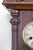 Wood Antique German Junghans Vienna Mahogany Converted Battery Power Clock 31" For Sale - Image 7 of 18