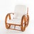 Pretzel Chair in Rattan, 1970s For Sale - Image 6 of 14