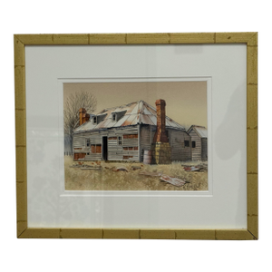 Karen Marlowe "Old Cottage, Broadmarsh" Original Watercolor, Framed