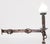 Vintage Wrought Iron Torch Light, 1960 For Sale - Image 7 of 7