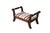 This elegant antique mahogany footstool beautifully showcases the refined proportions and graceful curves of the Empire...
