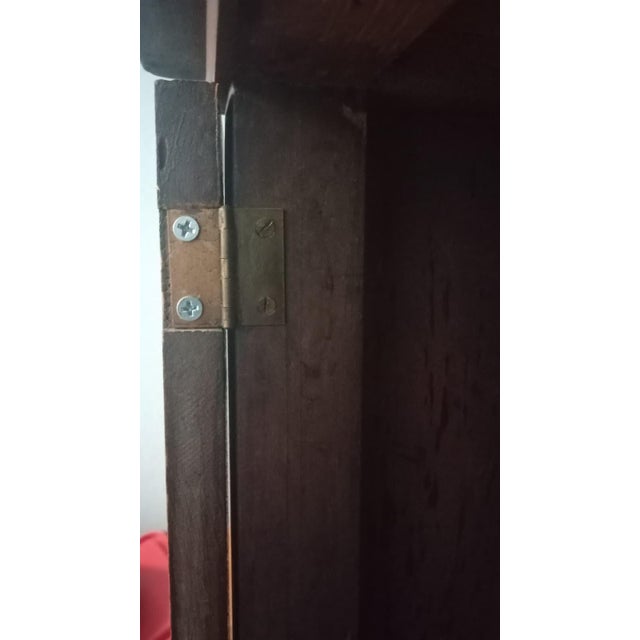 Vintage Wooden Console or Server Cabinet Late 20s For Sale - Image 18 of 18