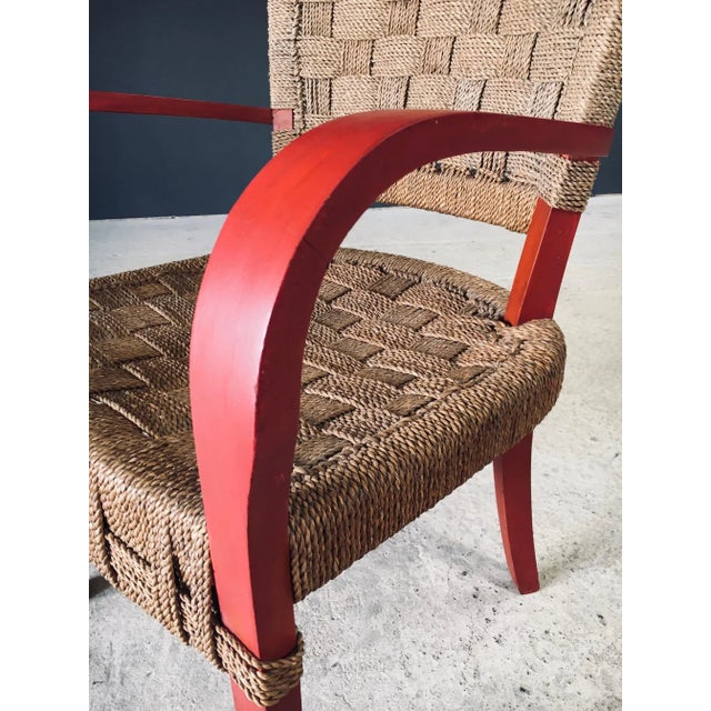 Vintage Mediterranean Rope Armchair, France, 1930s For Sale - Image 10 of 18