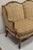 Vintage French Country Louis XV Carved Walnut Cheetah Print Wingback Sofa Settee For Sale In Philadelphia - Image 6 of 12