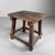 Contemporary Vintage Japanese Wooden Mingei Stool, 1920s For Sale - Image 3 of 9