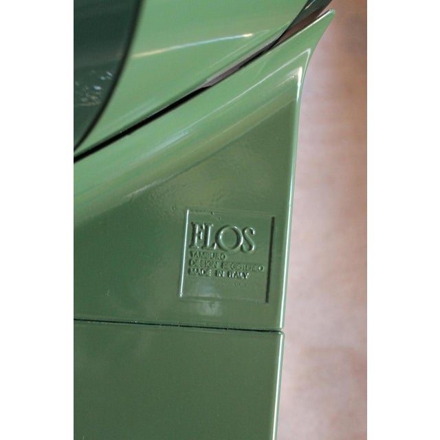 1970s Italian Green Outdoor Light Fixture by Tobia Scarpa for Flos, 1973 For Sale - Image 5 of 9