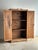 Antique Pine Cupboard Cabinet With Carved Crest For Sale - Image 12 of 18