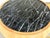 2020s Thomas Pheasant for Baker Modern Black Marble Drum Cocktail Table For Sale - Image 5 of 6
