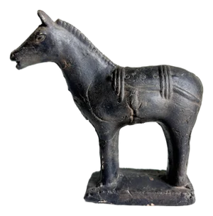 1960s Chinese Terra Cotta Warrior Horse Statue