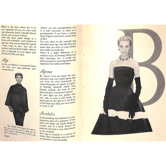 "Christian Dior's Little Dictionary of Fashion: A Guide to Dress Sense for Every Woman" 1954 Dior, Christian For Sale - Image 9 of 11