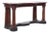 Ralph Lauren Neoclassical Flame Mahogany Console Entry Table For Sale
